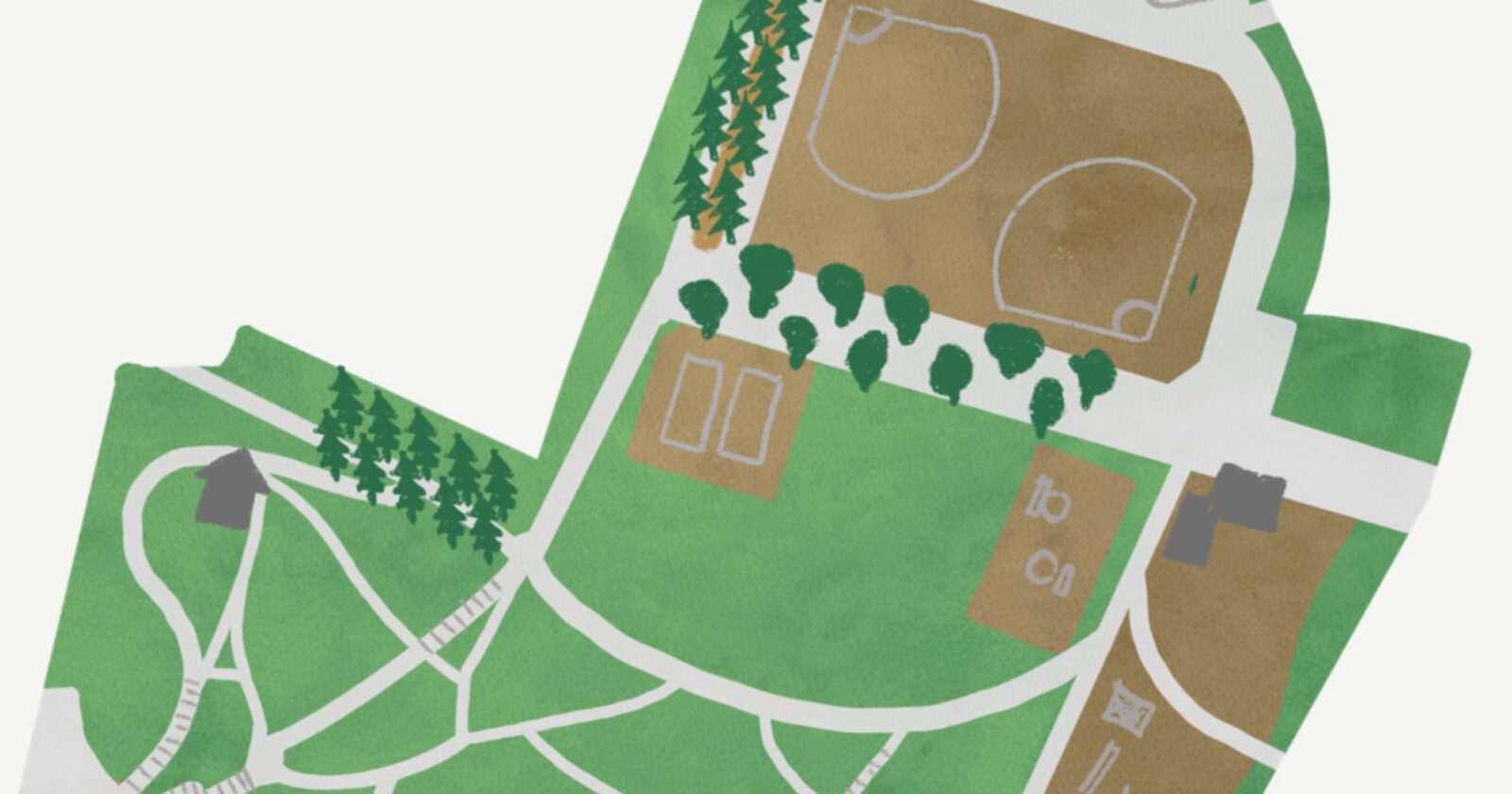 羽根木公園のイラスト